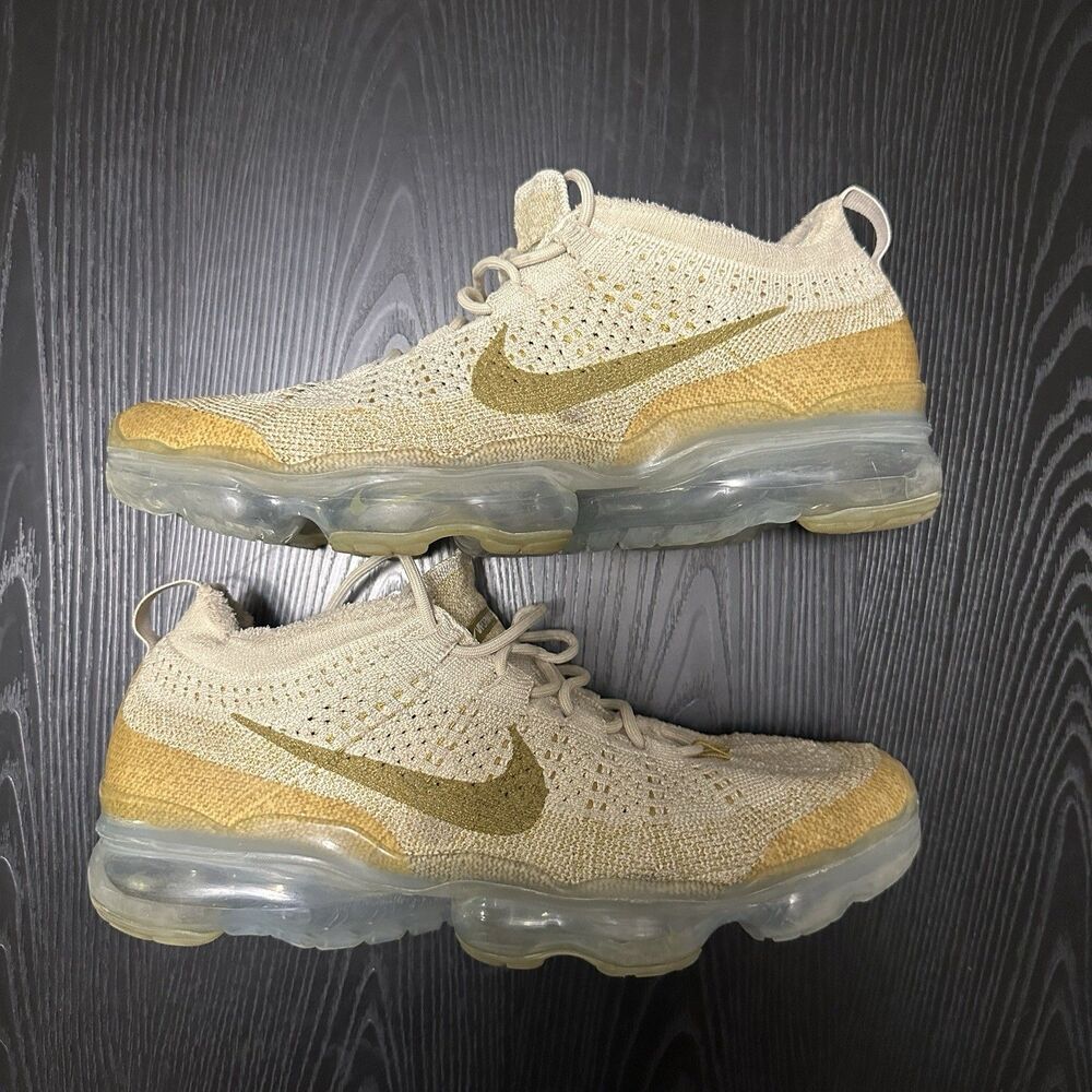 Nike Air VaporMax 2023 Flyknit Sanddrift Men's Size 9 Running Shoes DV1678-100